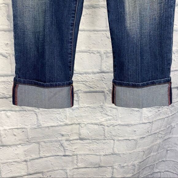 Jeanstar washed denim capris women size 10 - Picture 2 of 12